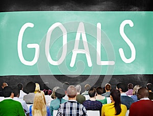 Goals Aspiration Achievement Inspiration Target Concept