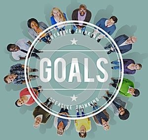 Goals Mission Hopeful Success Aim Concept