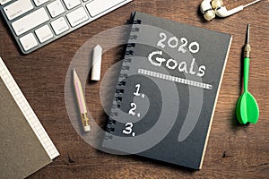 2020 Goals on the Desk