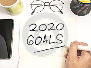 Goals Plans Resolutions for 2020 New Year