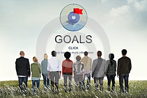 Goals Success Aim Aspiration Concept