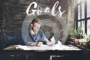 Goals Target Aim Vision Motivation Aspirations Concept