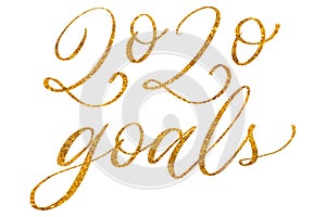 Goals for the year 2020.