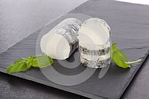 Goat cheese with basil