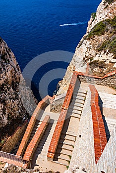 Goat`s steps in Capo Caccia photo