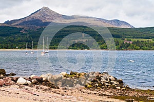 Goatfell on the Isle of Arran, Scotland.