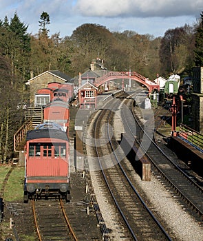 Goathland Station in North Yorkshire UK