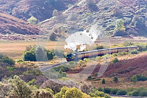 Goathland, steam train bound for Whitby