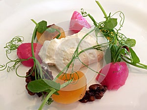 Goats cheese mousse