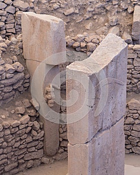 Gobekli Tepe is an archaeological site at the top of a mountain ridge in the Southeastern Anatolia Region of Turkey