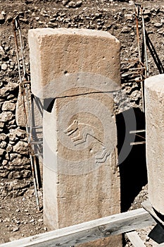 Gobekli Tepe - Fox Glyph on T-Stone