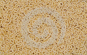 Gobetti pasta as a texture background