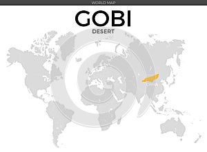 Gobi Desert Location Map