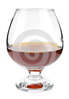 Goblet with cognac