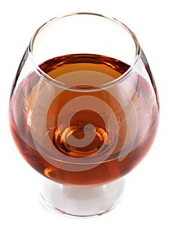 Goblet with cognac