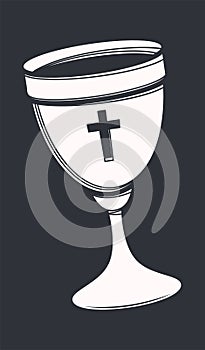Goblet cup easter calyx symbol