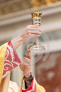 The Goblet during the Eucharist