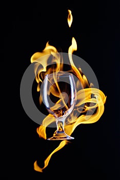 Goblet in flame