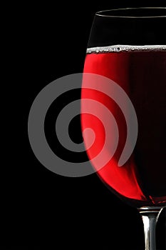 Goblet red wine photo