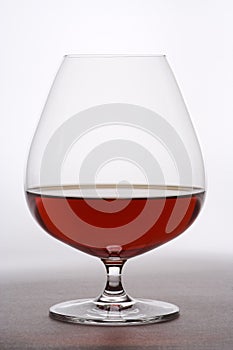 Goblet with strong drink photo