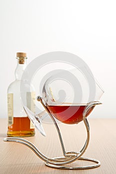 A goblets of cognac