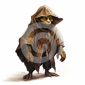 Goblin Academia: A Cleverly Painted Digital D&d Creature