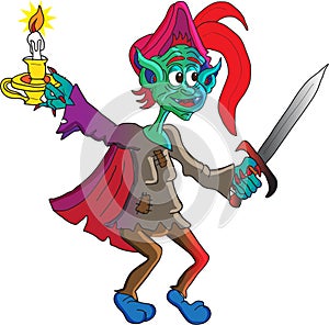 Goblin with sword