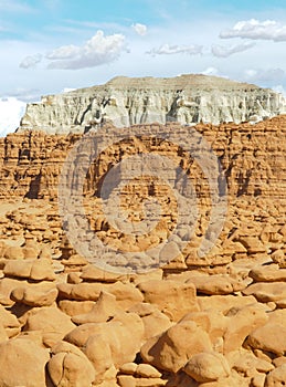 Goblin Valley rock formations and mesas