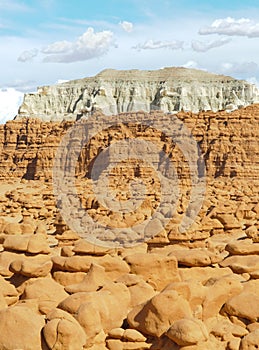 Goblin Valley rock formations and mesas photo