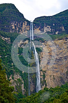 Gocta waterfall, 771m high. Chachapoyas, Amazonas, Peru