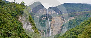 Gocta waterfalls, Chachapoyas, Amazonas, Peru photo