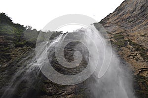 Gocta waterfalls. Chachapoyas, Amazonas, Peru