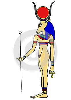 God of Ancient Egypt - Hathor photo