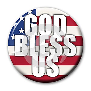 God Bless America Badge