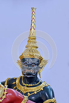 The God and Demons at Thailand Suvarnabhumi Airport