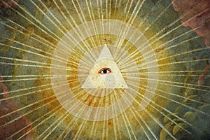 God eye painting photo