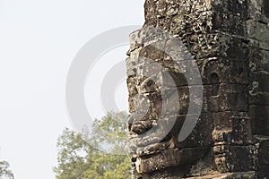 God face architecture in Angkor Wat.