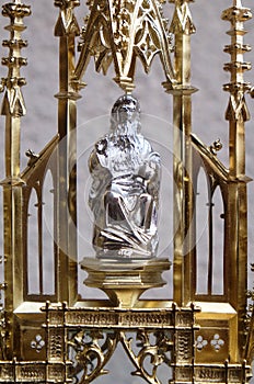 God the Father, detail of monstrance, Church of Saint Matthew in Stitar