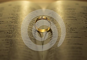 God Jesus Christ`s blessing on the marriage relationship between husband and wife
