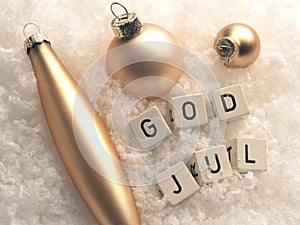 God Jul, Scandinavian Merry Christmas