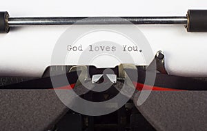 God loves You