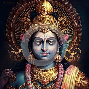 The God of Preservation is Lord Vishnu