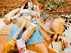 God statue religious concept