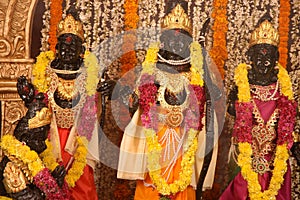 God statue in the temple India