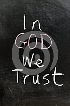 In god we trust