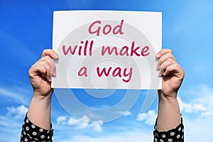 God will make a way