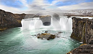 Godafoss is one of the most spectacular waterfalls in Iceland