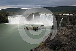 Godafoss waterfalls in Iceland