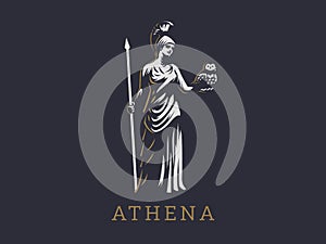 The goddess Athena.