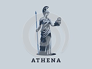 The goddess Athena.